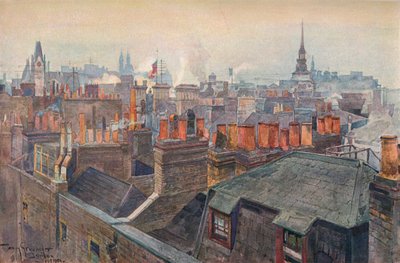 Londýnské střechy, 1901 od Tony Grubhofer