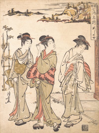 Jaro Ashinoyu v Hakone, ca. 1779. od Torii Kiyonaga