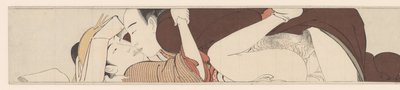 unáhlená láska Sode no maki (název série) od Torii Kiyonaga