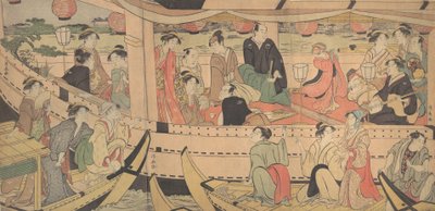 Prázdniny řeky Sumida, 1788-90. od Torii Kiyonaga