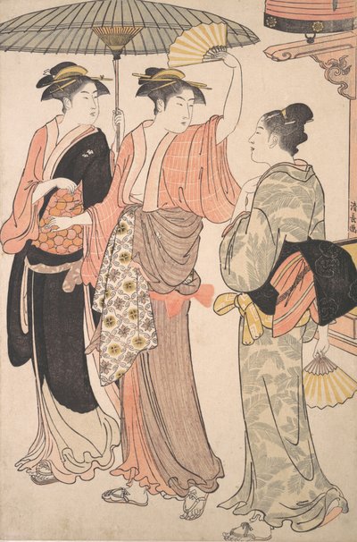 Pátý měsíc, ze série Dvanáct měsíců v jižním Pleasure District Minami j..., 1784. od Torii Kiyonaga