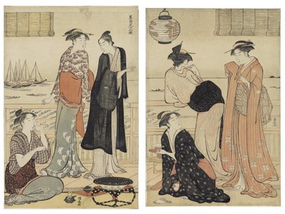 Šestý měsíc, ze série Dvanáct měsíců na jihu od Torii Kiyonaga