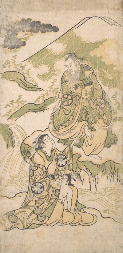 Scéna z dramatu, ca. 1749. od Torii Kiyonobu I