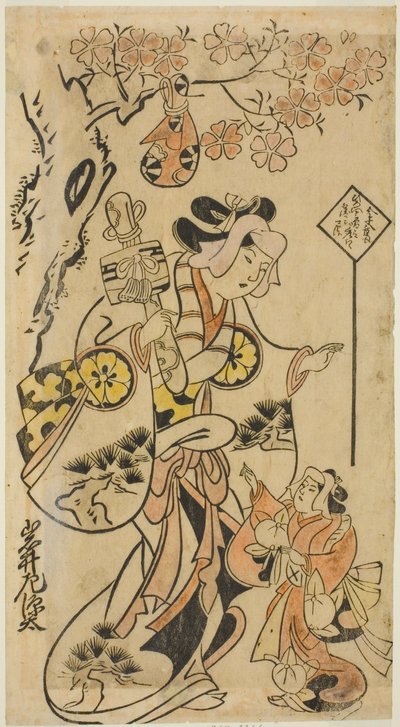 Herec Iwai Sagenta I od Torii Kiyonobu I