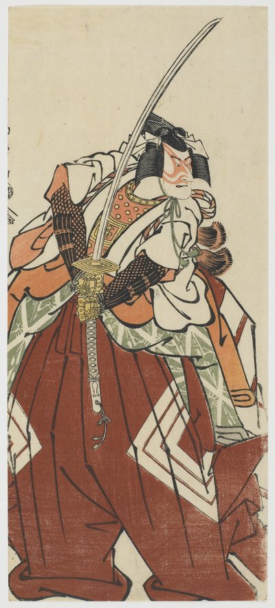 Ichikawa Komazo Good As Shinozuka Around, 1794 od Toshusai Sharaku