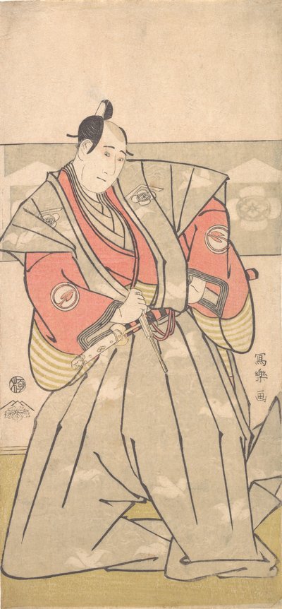 Herec Sawamura Sojuro III, 1794-9 od Toshusai Sharaku