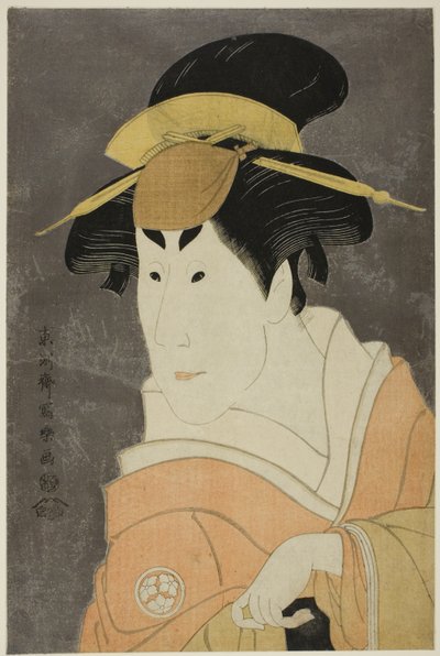 Herec Osagawa Tsuneyo II jako Osan, Ippeiova starší sestra od Toshusai Sharaku