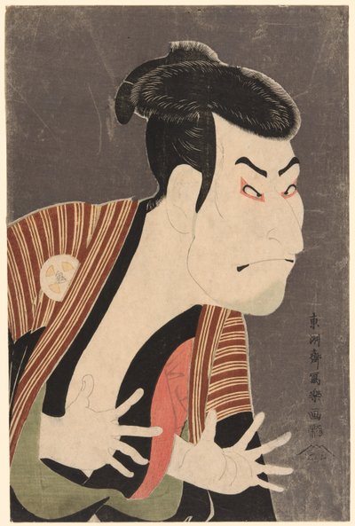 Herec Otani Onyxis III nechal Edopei od Toshusai Sharaku