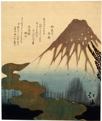 Hora Fuji. 19. století. od Toyota Hokkei
