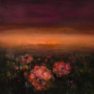 Eventide 1, 2017 (olej na plátně) od Tracy Lambros