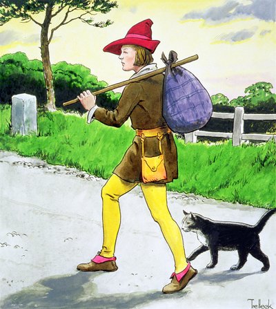 Dick Whittington (1358-1423) a jeho kočka, z 