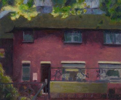 Místo k životu 29, 2012 (olej na překližce) od Trevor Burgess