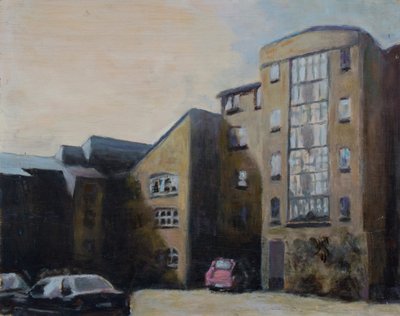 Místo k životu 33, 2012 (olej na překližce) od Trevor Burgess