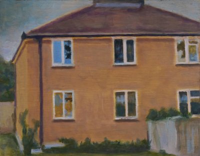 Místo k životu 37, 2012 (olej na překližce) od Trevor Burgess
