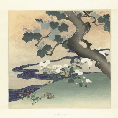 Strom a chryzantémy od Tsukioka Kogyo
