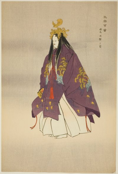 Ema, ze seriálu "Sto no dramat (Nogaku hyakuban)" od Tsukioka Kogyo