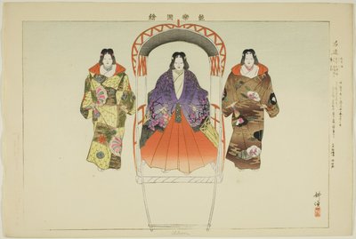 Ukon, ze série "Pictures of No Performances (Nogaku Zue)" od Tsukioka Kogyo