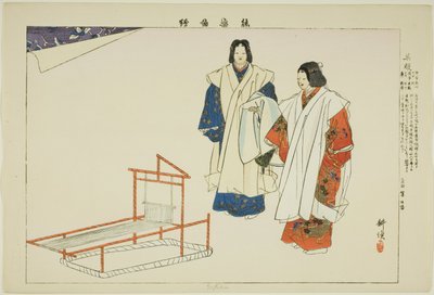 Yofuku, ze série "Pictures of No Performances (Nogaku Zue)" od Tsukioka Kogyo