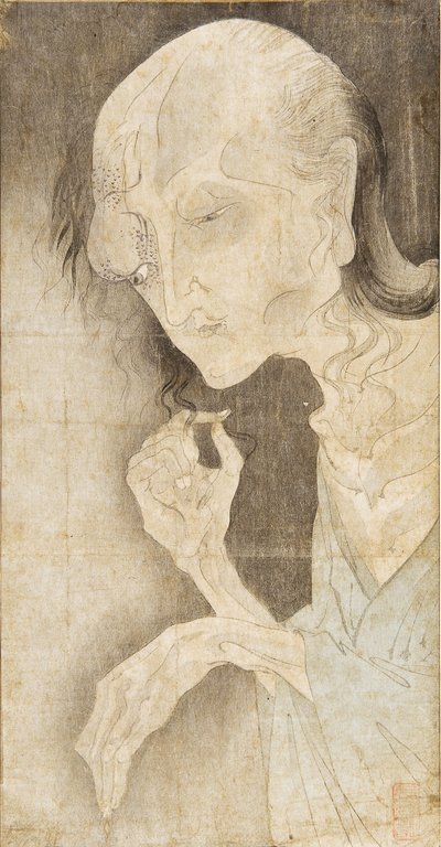 Duch Oiwy, druhá polovina 19. století. od Tsukioka Yoshitoshi