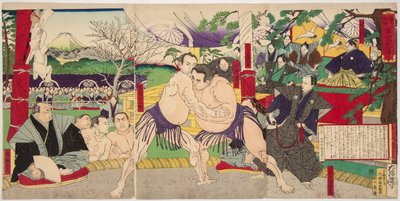 Malé m pole t de s u te rs smo prášek noc Nagi Tsunekichi picture t Arama Daigoro. Yoshitoshi Tsukioka (1839-1892) od Tsukioka Yoshitoshi