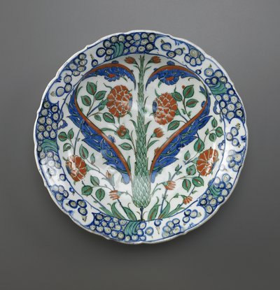Miska, Iznik, osmanská dynastie, 1570-75 (keramika) od Turkish School