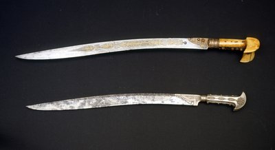 Yatagan, turecký meč, který dal svůj tvar bajonetům. 19. století. od Turkish School