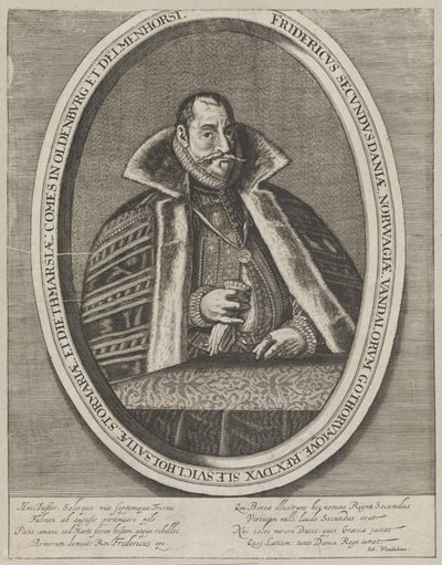 Frederic II, král dánský a norský od Ubekendt 1600 tallet