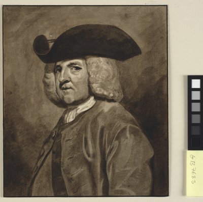 Portrét Dr. Richarda Robinsona (1709-94), "primáše Irska" od Ubekendt engelsk 1. halvdel af 1800 tallet