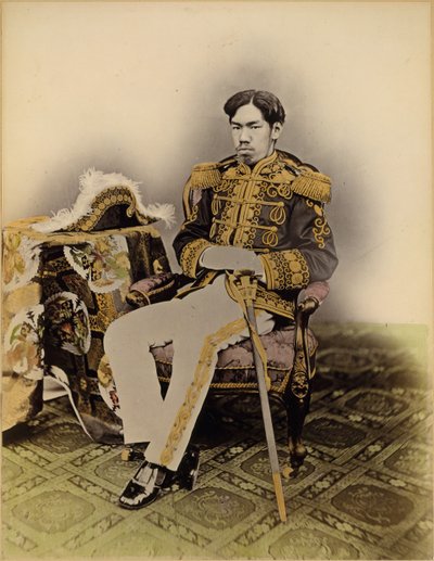 Mutsuhito, císař Meidži, 1873. od Uchida Kyuichi