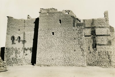 Klášter svatého Simeona, Asuán, Egypt, fotografie Ugo Monneret de Villard od Ugo Monneret de Villard