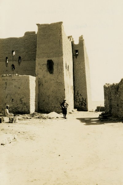 Klášter svatého Simeona, Asuán, Egypt, fotografie Ugo Monneret de Villard od Ugo Monneret de Villard
