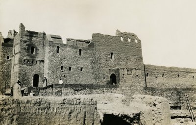 Klášter svatého Simeona po obnově, Asuán, Egypt, fotografie Ugo Monneret de Villard od Ugo Monneret de Villard