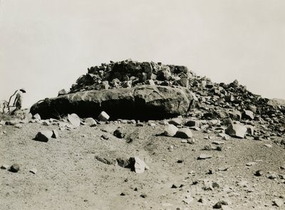 Ruiny v oblasti Goz Regeb, Súdán, fotografie Ugo Monneret de Villard, asi 1925 od Ugo Monneret de Villard