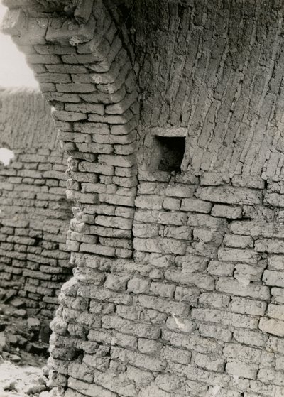Zřícenina kostela v poušti, detail závěsu pro kopuli, Adindan, Egypt, fotografie Ugo Monneret de Villard od Ugo Monneret de Villard