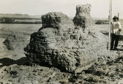 Hrobka na nekropoli, Kasr Ibrim, Egypt, fotografie Ugo Monneret de Villard od Ugo Monneret de Villard