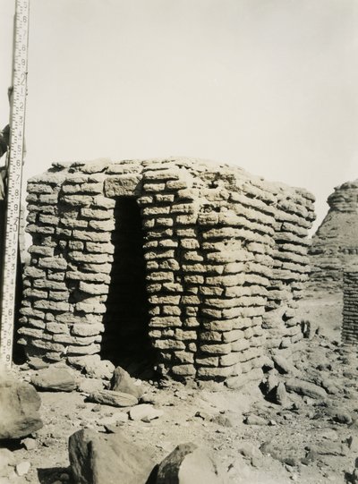 Hrobka na severní nekropoli, Kasr Ibrim, Egypt, fotografie Ugo Monneret de Villard od Ugo Monneret de Villard