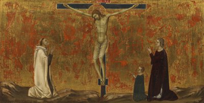 Ukřižovaný Kristus s dárci od Ugolino di Nerio