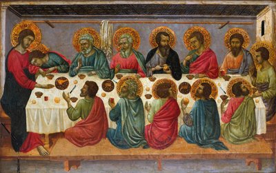 Poslední večeře, 1310-1315 od Ugolino di Nerio