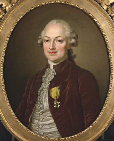 Baron Erik Magnus de Stael Holstein, velvyslanec Švédska ve Francii - Portrét barona Erika Magnuse Stael von Holstein (1749-1802), od Pasch, Ulrika Fredrika (1735-1796). Olej na plátně od Ulrika Fredrika Pasch