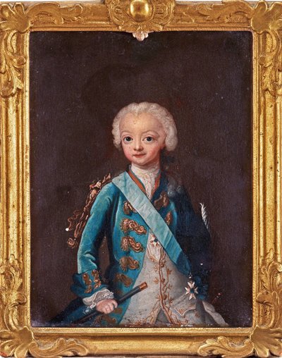 Gustav III (1746-1792) - Portrét korunního prince Gustava III Švédska od Pasch, Ulrika Fredrika (1735-1796) od Ulrika Fredrika Pasch