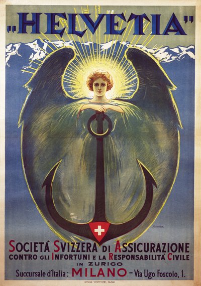 Plakát Helvetia od Umberta Boccioniho od Umberto Boccioni