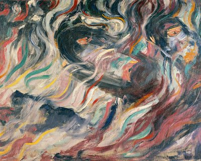 Nálady: sbohem Umberta Boccioniho (1882-1916), detail od Umberto Boccioni