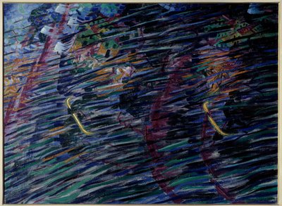 Stav duše: ti, kteří opouštějí Obraz Umberta Boccioniho (1882-1916) 1911 Milán, Pinacotheque de Brera od Umberto Boccioni