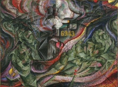 Stavy mysli I: Loučení. 1911 od Umberto Boccioni