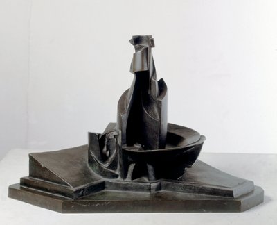 Vývoj láhve v prostoru (Vývoj láhve v prostoru) Bronzová plastika Umberta Boccioniho (1882-1916) 1912 Rozměr: 38,1 cm Milán, Museo del Novecento od Umberto Boccioni