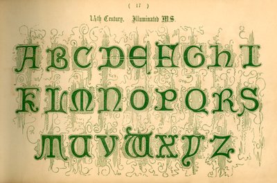 14. století. Iluminovaná MS., 1862 od Unbekannt