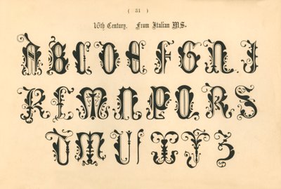 16. století. Z italského MS., 1862 od Unbekannt