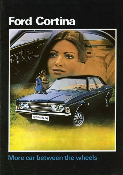 Obálka prodejní brožury Ford Cortina Mk3 z roku 1972. od Unbekannt