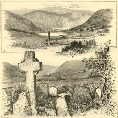 1. Údolí Glendalough. 2. V Glendalough., 1898. od Unbekannt