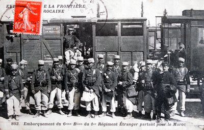 1. pluk francouzské cizinecké legie, Maroko, 1911 od Unbekannt